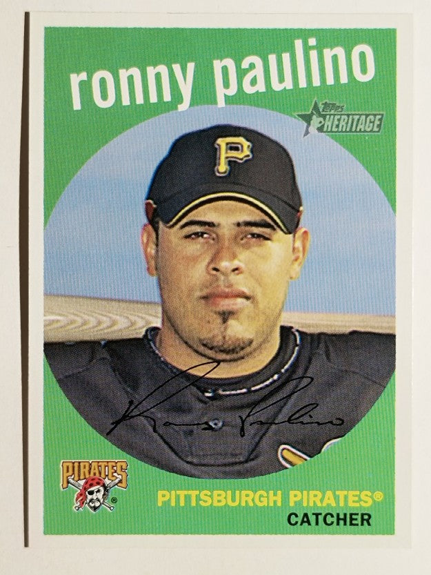 2008 Topps Heritage #173 Ronny Paulino GB SP
