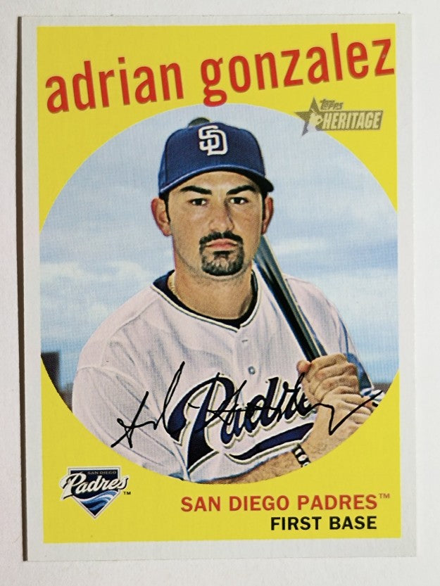 2008 Topps Heritage #188 Adrian Gonzalez