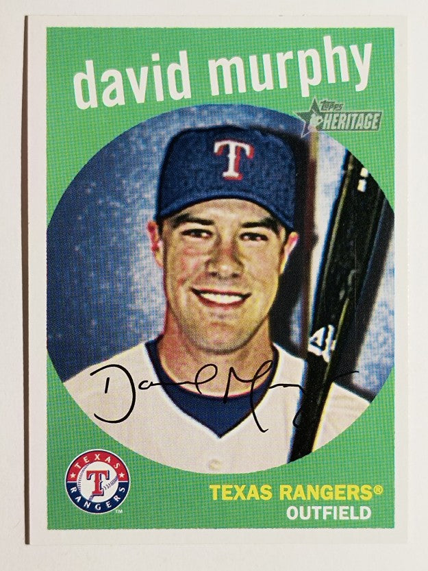 2008 Topps Heritage #193 David Murphy