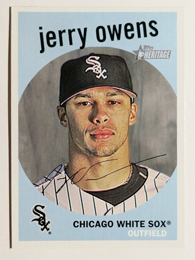 2008 Topps Heritage #198 Jerry Owens GB SP