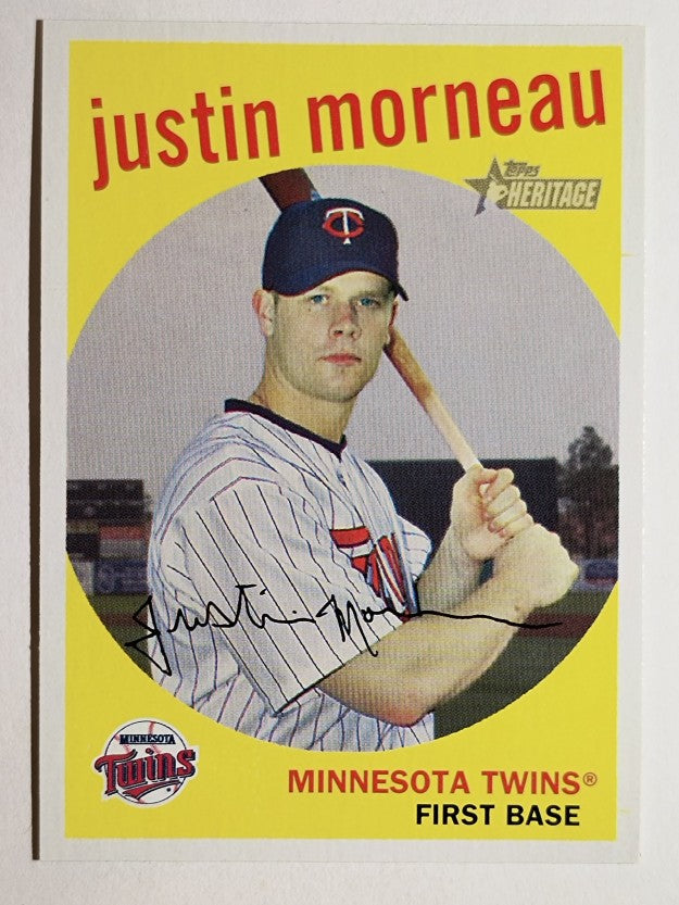 2008 Topps Heritage #204 Justin Morneau