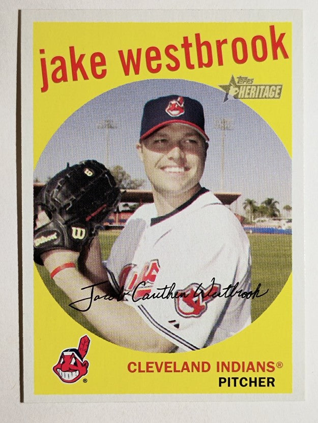 2008 Topps Heritage #206 Jake Westbrook