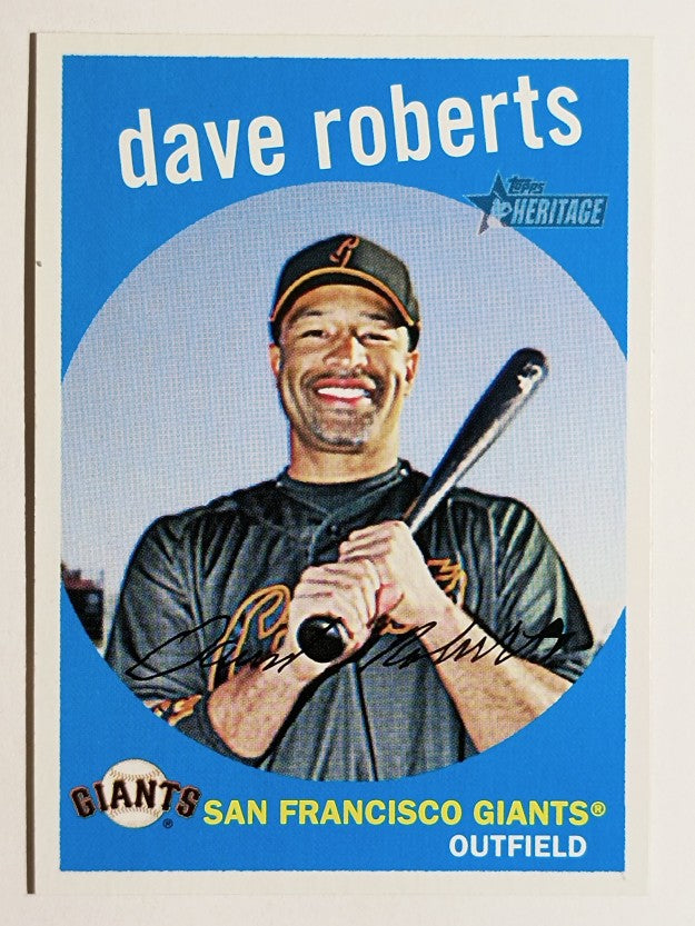 2008 Topps Heritage #207 Dave Roberts