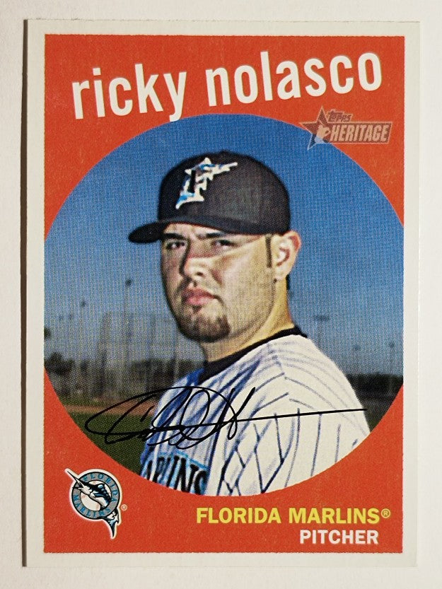 2008 Topps Heritage #213 Ricky Nolasco