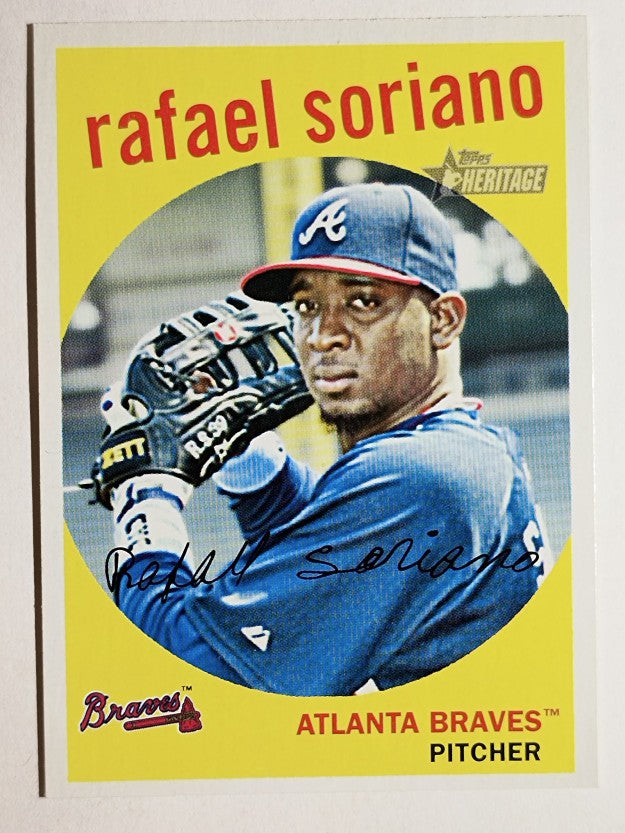 2008 Topps Heritage #218 Rafael Soriano
