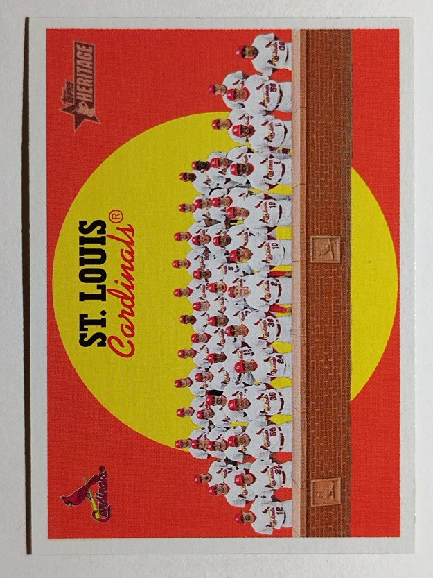 2008 Topps Heritage #223 St. Louis Cardinals