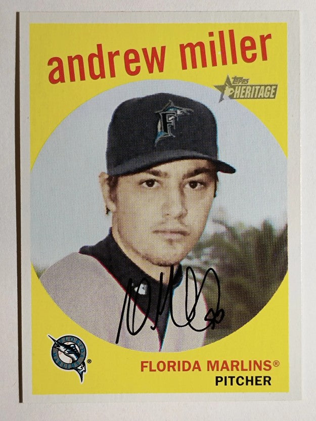 2008 Topps Heritage #228 Andrew Miller GB SP