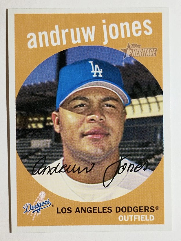 2008 Topps Heritage #230 Andruw Jones