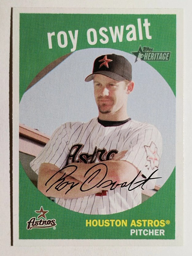 2008 Topps Heritage #235 Roy Oswalt