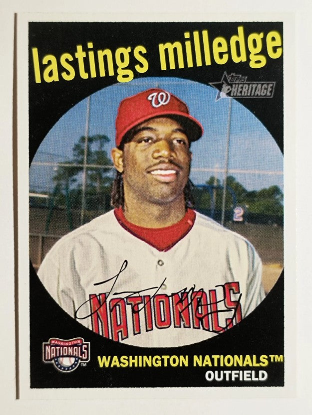 2008 Topps Heritage #241 Lastings Milledge