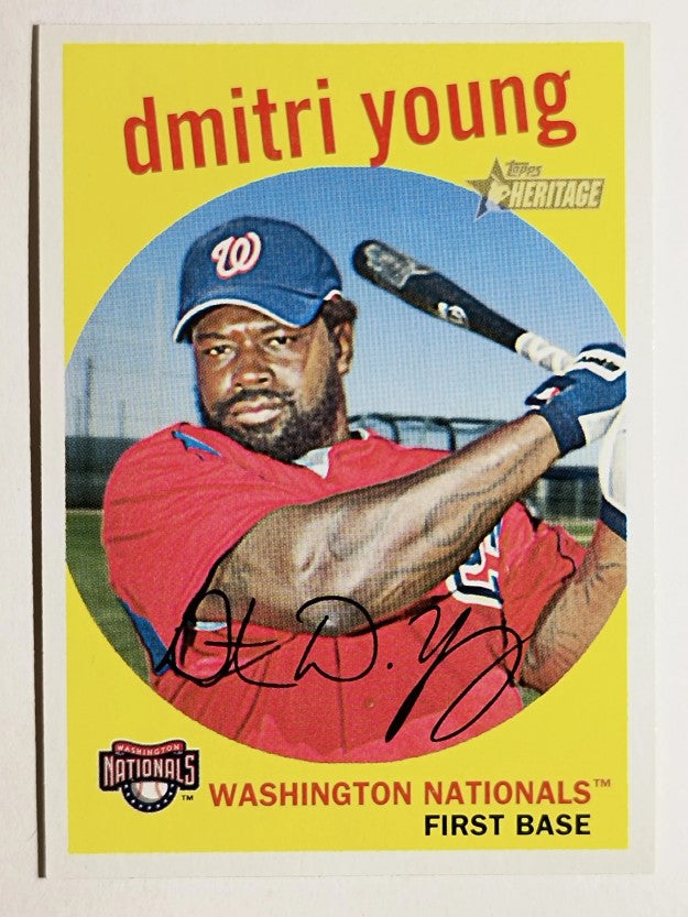 2008 Topps Heritage #247 Dmitri Young