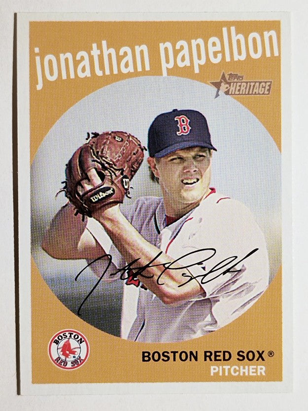 2008 Topps Heritage #249 Jonathan Papelbon