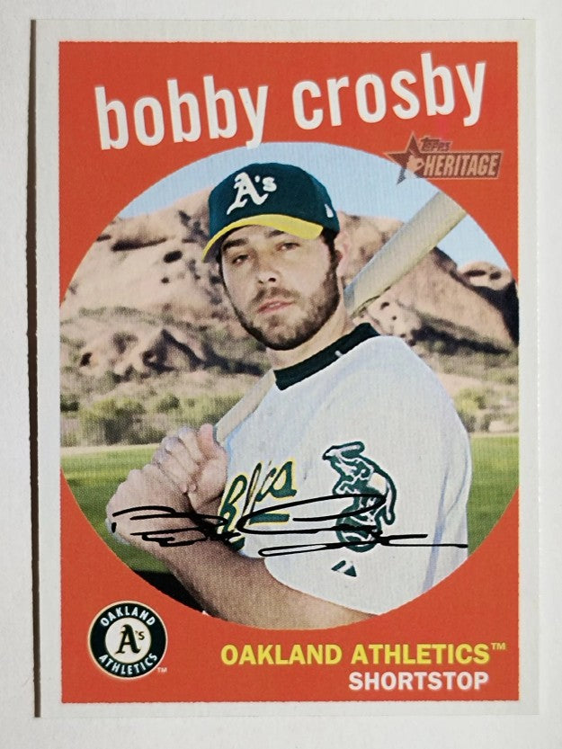 2008 Topps Heritage #252 Bobby Crosby
