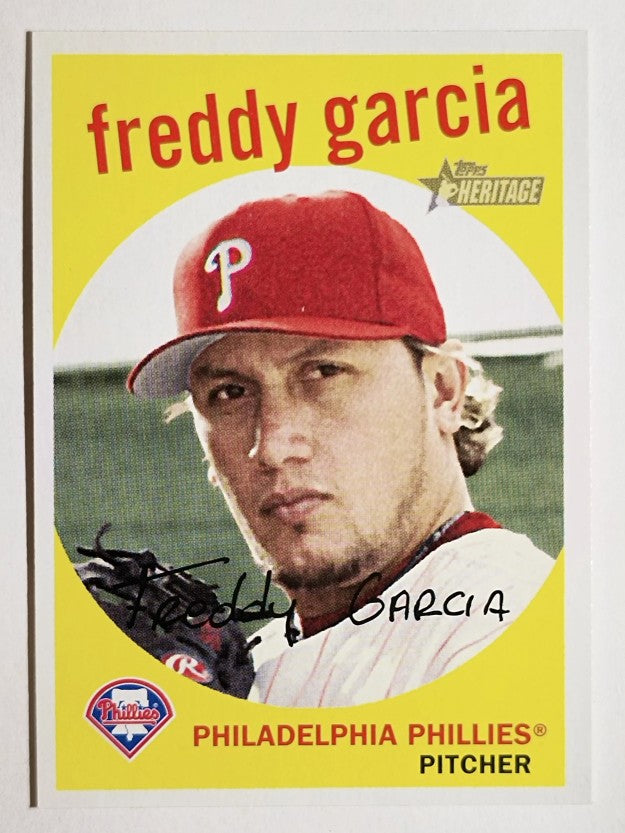 2008 Topps Heritage #254 Freddy Garcia