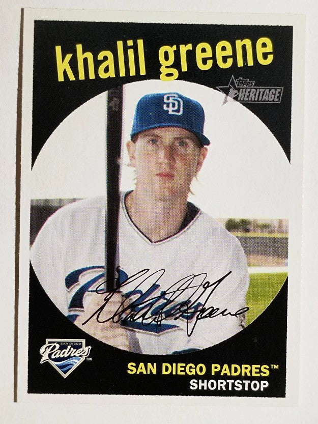 2008 Topps Heritage #255 Khalil Greene