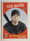 2008 Topps Heritage #256 Rich Aurilia