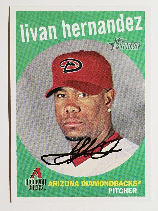 2008 Topps Heritage #261 Livan Hernandez