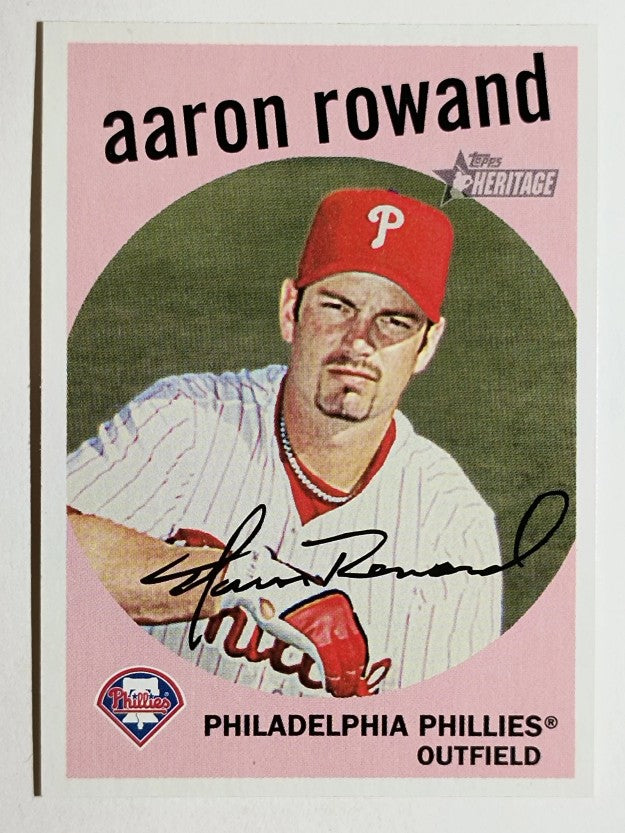 2008 Topps Heritage #265 Aaron Rowand GB SP
