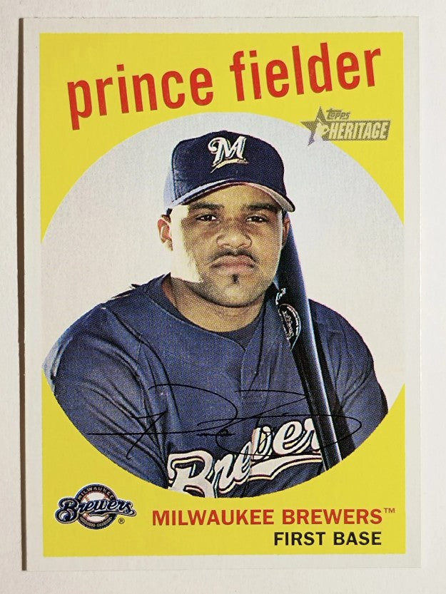 2008 Topps Heritage #270 Prince Fielder