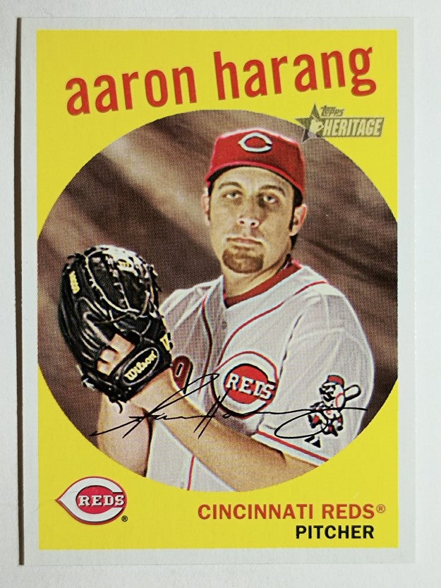 2008 Topps Heritage #272 Aaron Harang