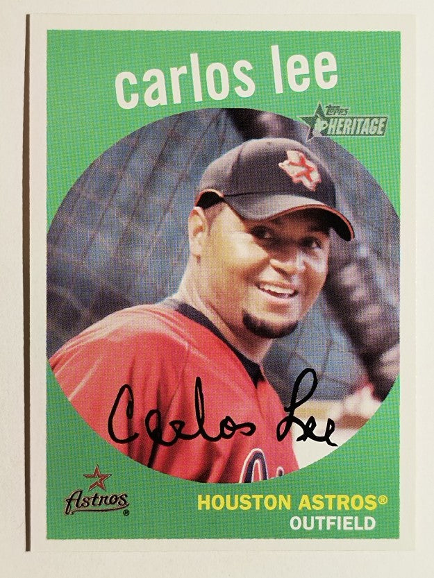 2008 Topps Heritage #276 Carlos Lee