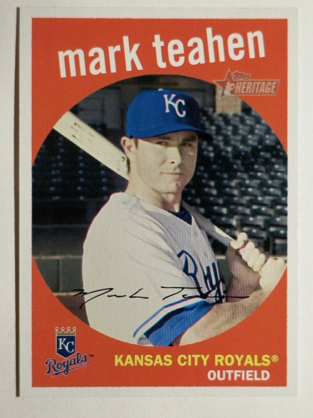 2008 Topps Heritage #277 Mark Teahen