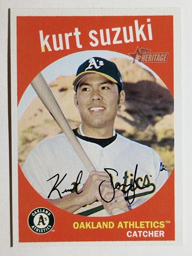 2008 Topps Heritage #279 Kurt Suzuki