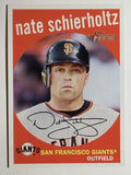 2008 Topps Heritage #280 Nate Schierholtz