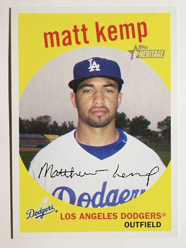 2008 Topps Heritage #287 Matt Kemp