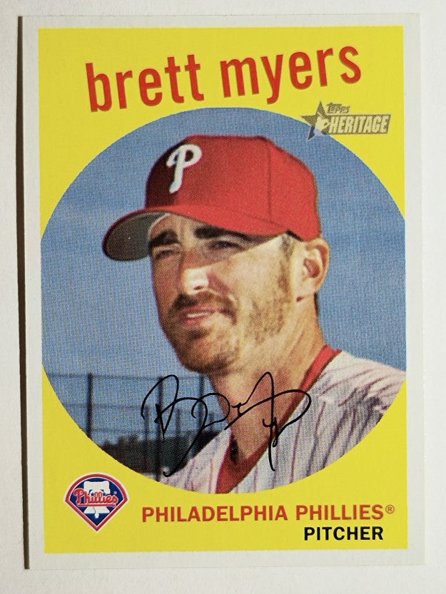 2008 Topps Heritage #289 Brett Myers