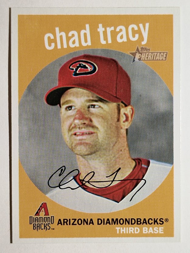 2008 Topps Heritage #292 Chad Tracy