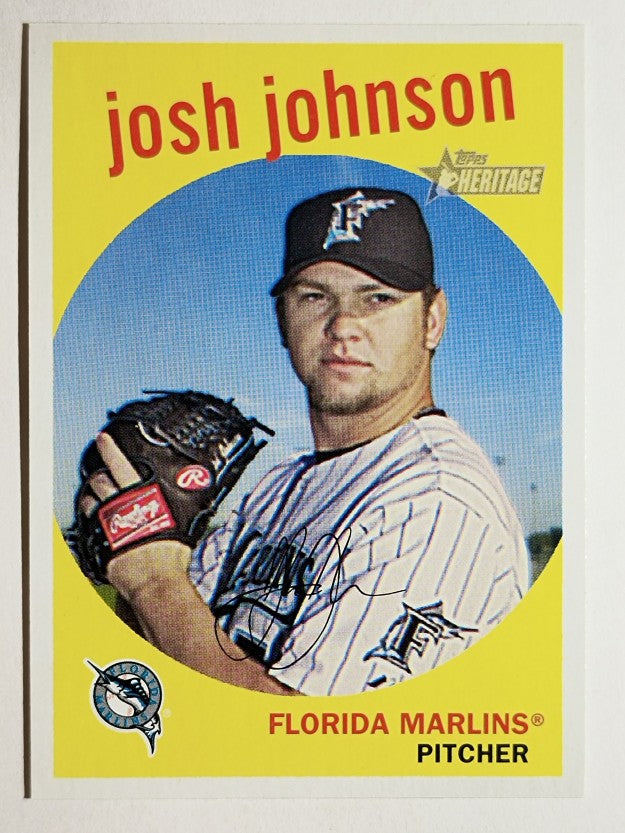 2008 Topps Heritage #295 Josh Johnson