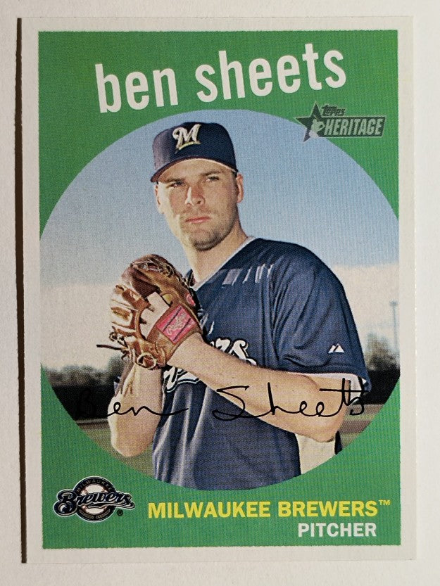 2008 Topps Heritage #298 Ben Sheets