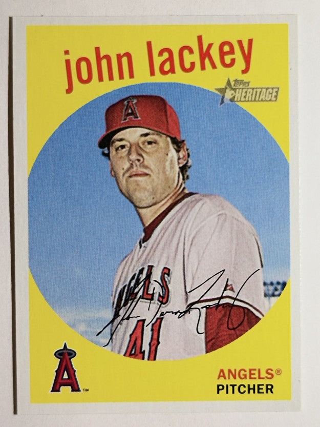 2008 Topps Heritage #305 John Lackey