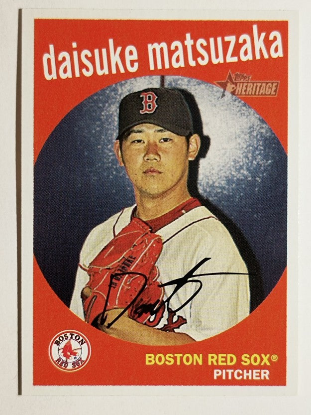 2008 Topps Heritage #308 Daisuke Matsuzaka