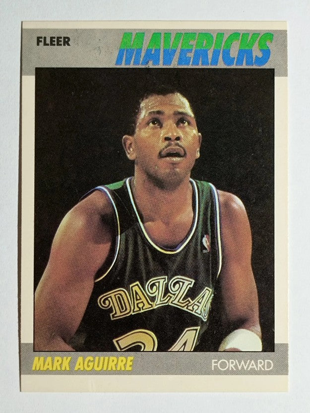 1987-88 Fleer #3 Mark Aguirre