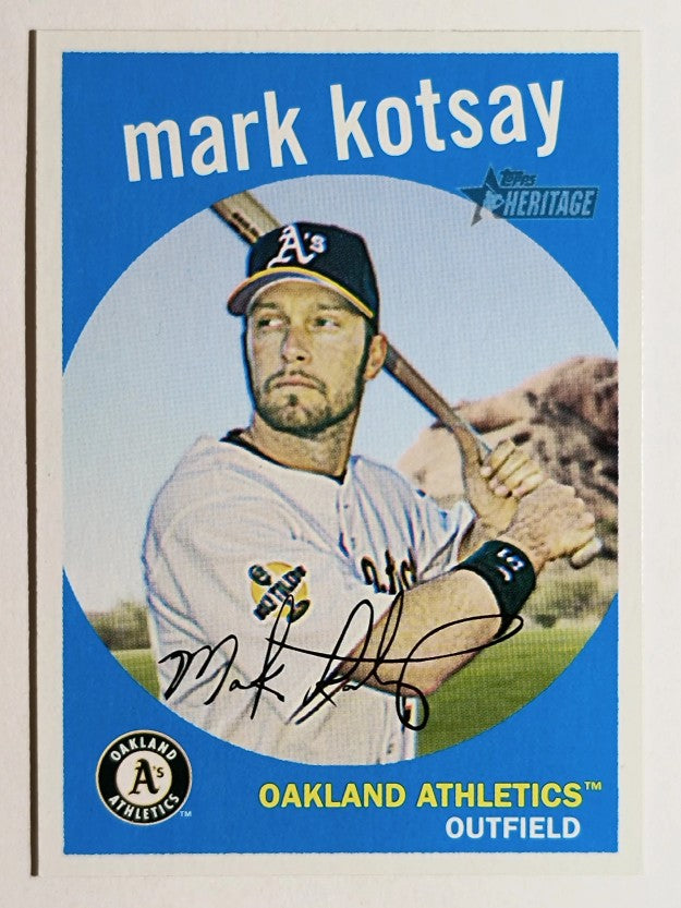 2008 Topps Heritage #314 Mark Kotsay