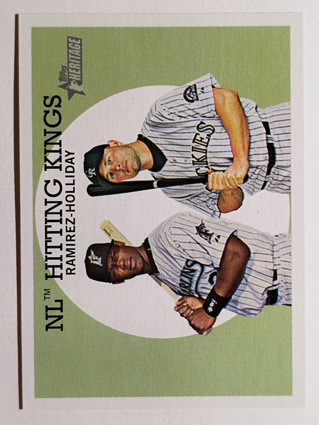2008 Topps Heritage #317 Matt Holliday/Hanley Ramirez