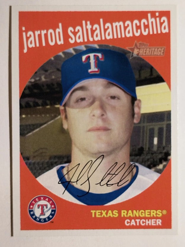 2008 Topps Heritage #318 Jarrod Saltalamacchia