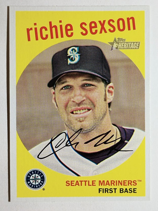 2008 Topps Heritage #322 Richie Sexson GB SP