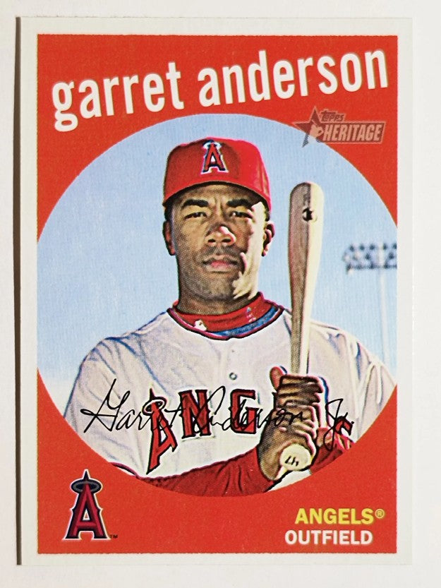 2008 Topps Heritage #328 Garret Anderson