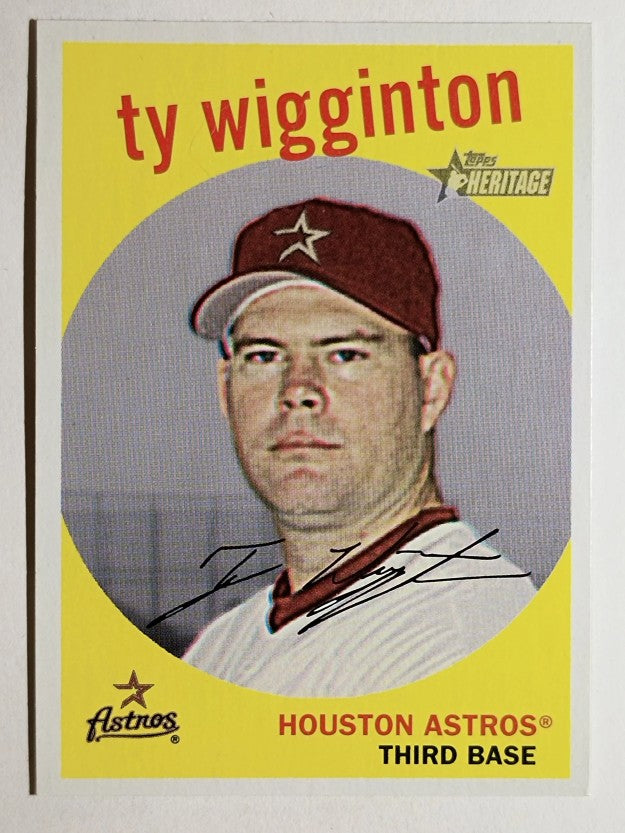 2008 Topps Heritage #330 Ty Wigginton GB SP