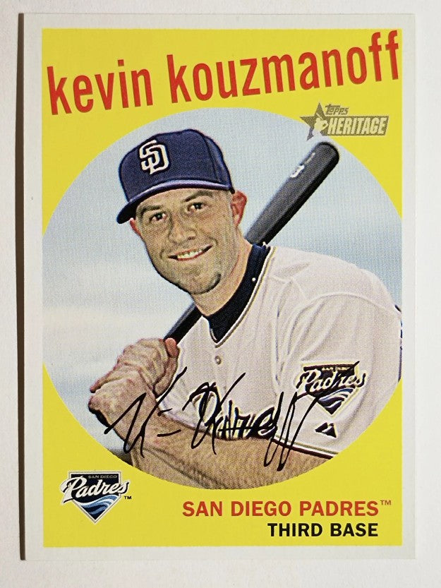 2008 Topps Heritage #333 Kevin Kouzmanoff GB SP