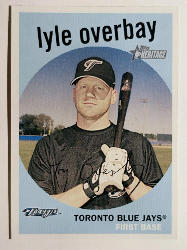 2008 Topps Heritage #337 Lyle Overbay GB SP