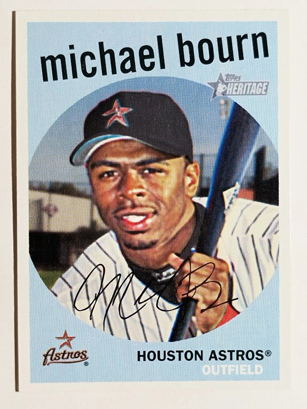 2008 Topps Heritage #344 Michael Bourn