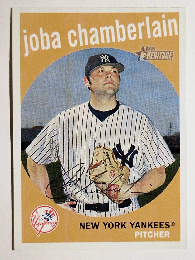 2008 Topps Heritage #348 Joba Chamberlain