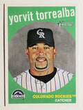 2008 Topps Heritage #357 Yorvit Torrealba
