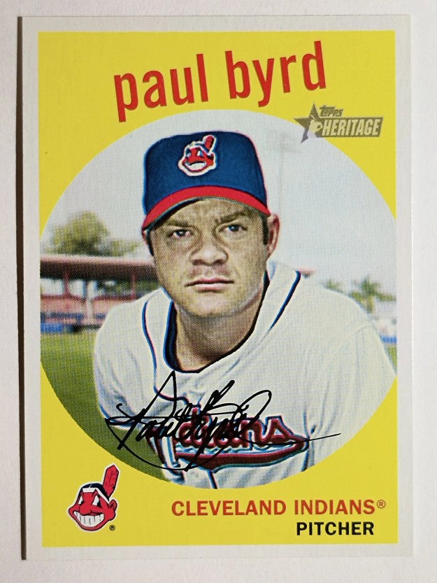 2008 Topps Heritage #359 Paul Byrd