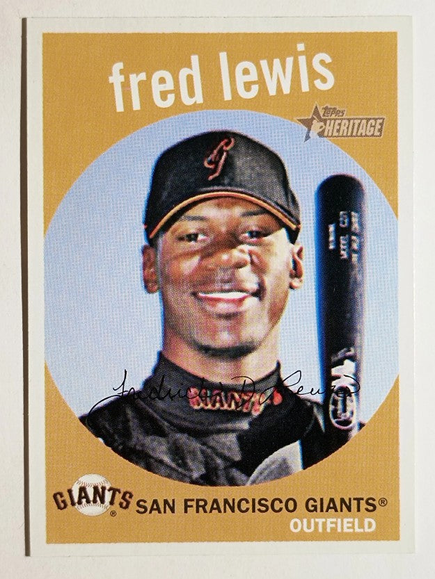 2008 Topps Heritage #364 Fred Lewis