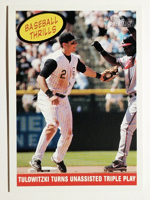 2008 Topps Heritage #367 Troy Tulowitzki BT